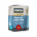 Finess Matte Lak Waterbasis - Warm rood - 750 ml.