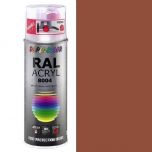 Dupli-Color acryl hoogglans RAL 8004 koperbruin - 400 ml.