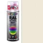 Dupli-Color acryl hoogglans RAL 9001 crèmewit - 400 ml.