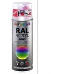 Dupli-Color acryl hoogglans RAL 9003 signaalwit - 400 ml.