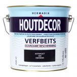 Hermadix houtdecor verfbeits antraciet - 2,5 liter