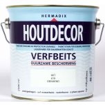 Hermadix houtdecor verfbeits wit - 2,5 liter