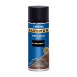 Maston Hammer - metaalverf - zwart mat - smooth - spuitlak - 400 ml