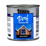 Tenco verf acryl zijdeglans zwart (RAL 9005) - 250 ml