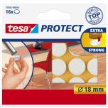 Tesa protect vilt wit 18 mm. - 16 stuks