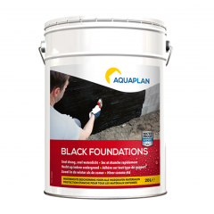 Aquaplan Black Foundations - ingegraven materialen waterdicht - zwart - 20 liter