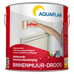 Aquaplan Binnenmuur-Droog - waterdichte coating - 2,5 liter