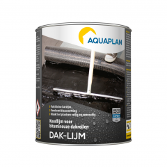 Aquaplan Dak-Lijm - koudlijm voor bitumineuze dakrollen - 1 liter