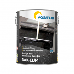 Aquaplan Dak-Lijm - koudlijm voor bitumineuze dakrollen - 5 liter