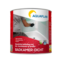 Aquaplan Badkamer-Dicht - waterdichte bekleding - 2 liter