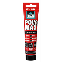 Bison poly max original wit - 130 gram