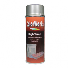 Motip Colorworks hittebestendige lak zilver - 400 ml.