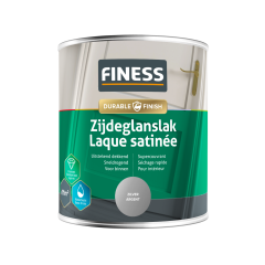 Finess Zijdeglanslak waterbasis - Zilver - 750 ml.