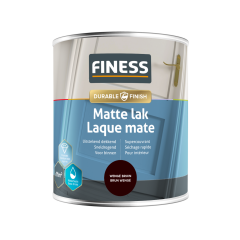 Finess Matte Lak Waterbasis - Wengé bruin - 750 ml.