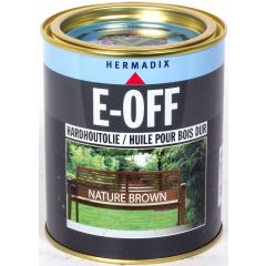 Hermadix E-Off hardhoutholie nature brown - 750 ml.