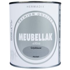 Hermadix meubellak extra grijsblauw krijtmat - 750 ml.