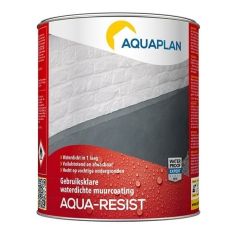 Aquaplan Aqua-Resist - waterdichte muurcoating - grijs - 750 ml