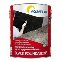 Aquaplan Black Foundations - ingegraven materialen waterdicht - zwart - 4 liter