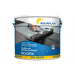 Aquaplan Roofix - koudlijm voor dakrollen - vezelversterkt - 12 liter