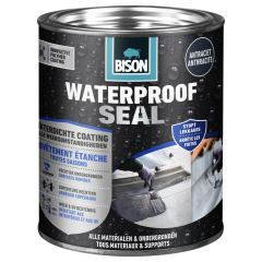 Bison waterproof seal - antraciet - stopt lekkages - gebruiksklaar - ook op vochtige ondergronden - 1 kg