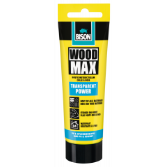 Bison wood max transparant houtconstructielijm - tube - 85 gram