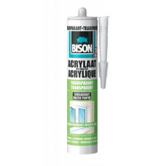 Bison acrylaatkit transparant - 310 ml.