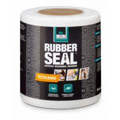 Bison rubber seal textielband 10 cm. x 10 meter