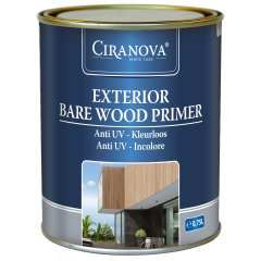 Ciranova Exterior Bare Wood Primer - Kleurloos - Beschermende Houtprimer - 750 ml