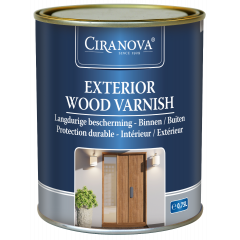 Ciranova Exterior Wood Varnish - Transparant - Mat - Houtvernis - 750 ml