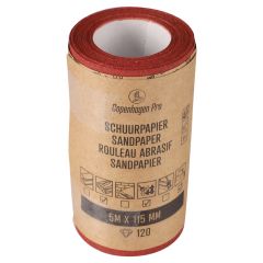 Copenhagen Pro schuurpapier op rol - droog - korrel 120 - 11.5 cm x 5 meter