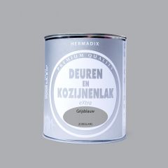 Hermadix Deur & Kozijnenlak zijdeglans grijsblauw - 750ml