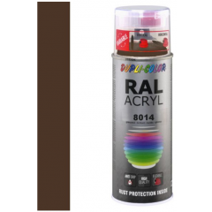 Dupli-Color acryllak hoogglans RAL 8014 sepia bruin - 400 ml