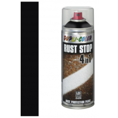 Dupli-Color rust stop 4-in-1 diep zwart (RAL 9005) - 400 ml