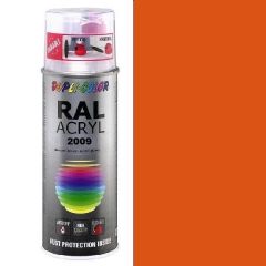 Dupli-Color acryl hoogglans RAL 2009 verkeersoranje - 400 ml.
