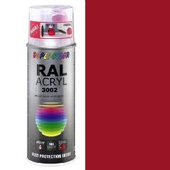 Dupli-Color acryl hoogglans RAL 3002 karmijn rood - 400 ml.