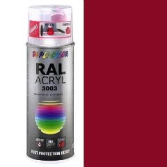 Dupli-Color acryl hoogglans RAL 3003 robijn rood - 400 ml.
