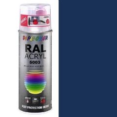 Dupli-Color acryl hoogglans RAL 5003 saffierblauw - 400 ml.
