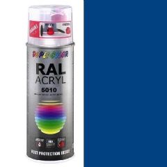 Dupli-Color acryl hoogglans RAL 5010 gentiaanblauw - 400 ml.