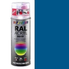 Dupli-Color acryl hoogglans RAL 5019 capriblauw- 400 ml.