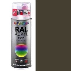 Dupli-Color acryDupli-Color acryl hoogglans RAL 6014 geel/olijfgroen - 400 ml.