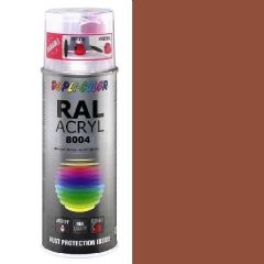 Dupli-Color acryl hoogglans RAL 8004 koperbruin - 400 ml.