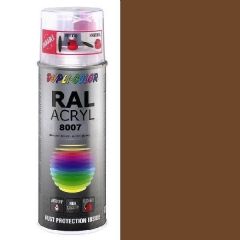 Dupli-Color acryl hoogglans RAL 8007 reebruin - 400 ml.