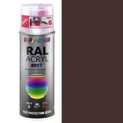 Dupli-Color acryl hoogglans RAL 8017 chocoladebruin - 400 ml.