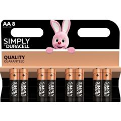 Duracell Simply batterijen - AA - 8-pack