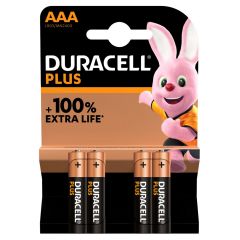 Duracell Plus batterijen - AAA - 4-pack