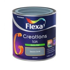 Flexa creations lak extra mat denim drift - 250 ml.