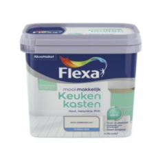 Flexa mooi makkelijk keukenkasten lak gebroken wit - 750 ml.