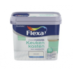 Flexa mooi makkelijk keukenkasten lak ijswit - 750 ml.