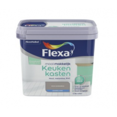Flexa mooi makkelijk keukenkasten lak warmgrijs - 750 ml.