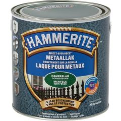 Hammerite direct over roest metaallak hamerslag donkergroen - 2,5 liter